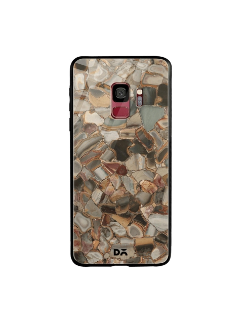 

DailyObjects Brown & Grey Marble Mosaic Samsung Galaxy S9 Glass Case