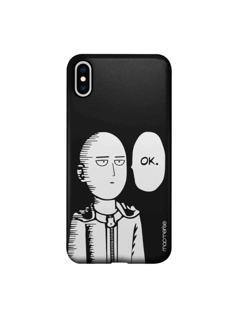 

macmerise Black & White Saitama Not Impressed iPhone Xs Max