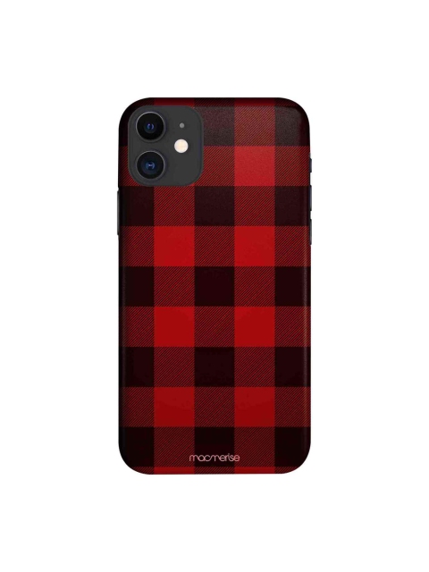 

macmerise Red & Black Checkmate iPhone 11 Mobile Case