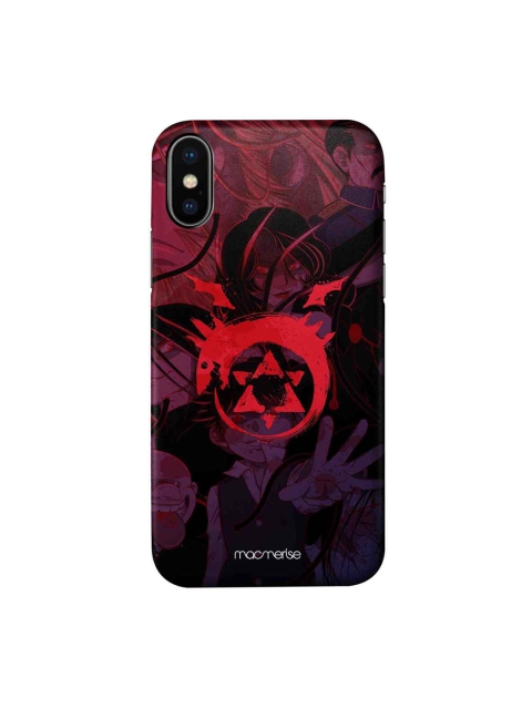 

macmerise Purple & Black Homunculus iPhone X Case