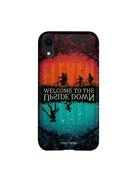 

macmerise Red & Teal Green Upside Down iPhone XR Mobile Case