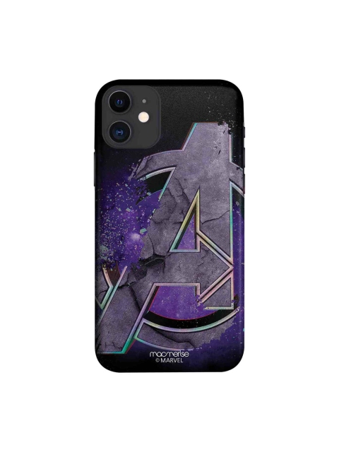 

macmerise Black & Purple Endgame Logo Purple iPhone 11 Case