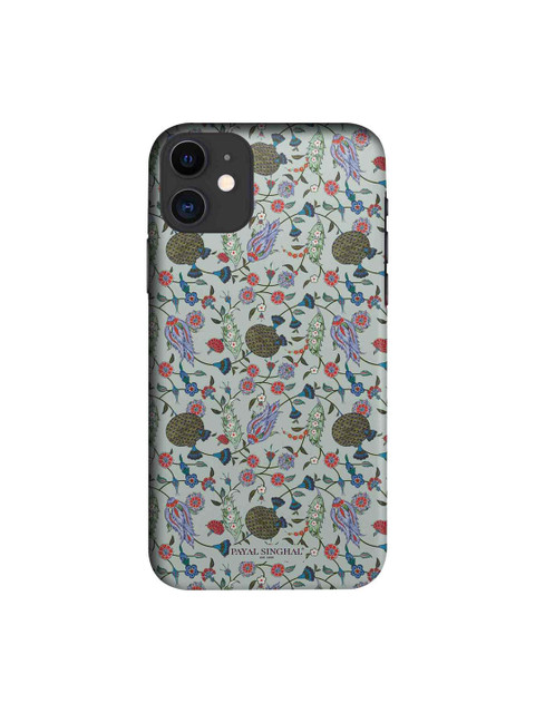 

macmerise Grey & Green Turkish Iznik iPhone 11 Mobile Case