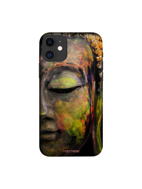 

macmerise Grey & Green Buddha Art iPhone 11 Case