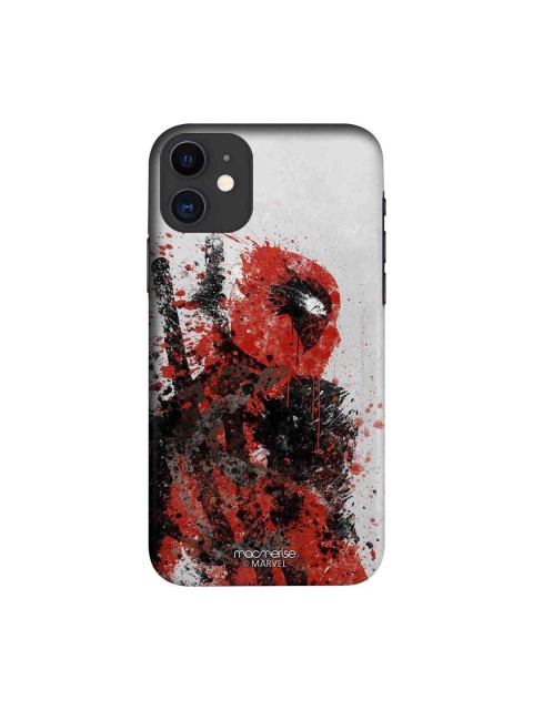 

macmerise Red & Black Pool Strokes iPhone 11 Mobile Case