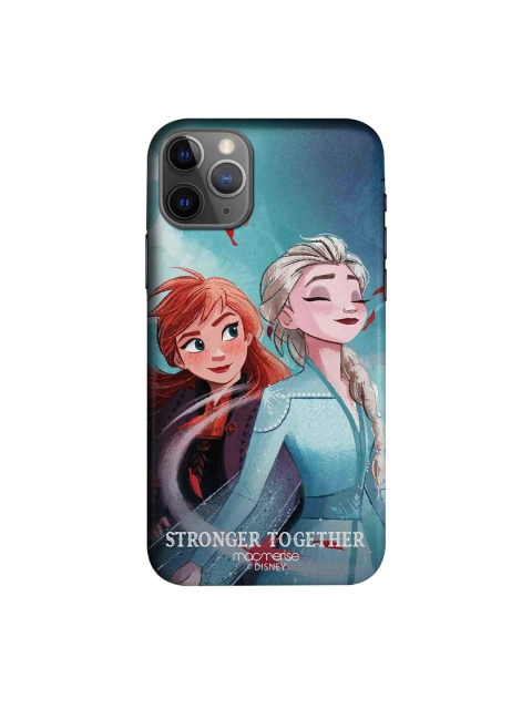 

macmerise Turquoise Blue & Orange Snow Queen iPhone 11 Pro Case Cover