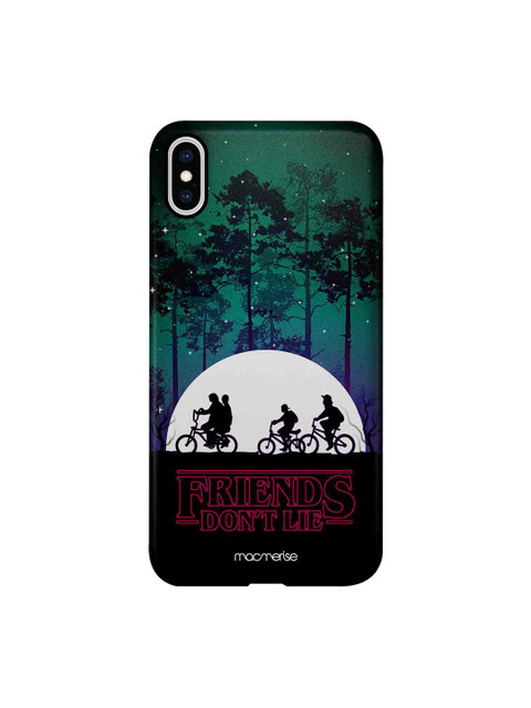 

macmerise Green & Black The Gang Of Hawkins iPhone Xs Max Mobile Pro Case