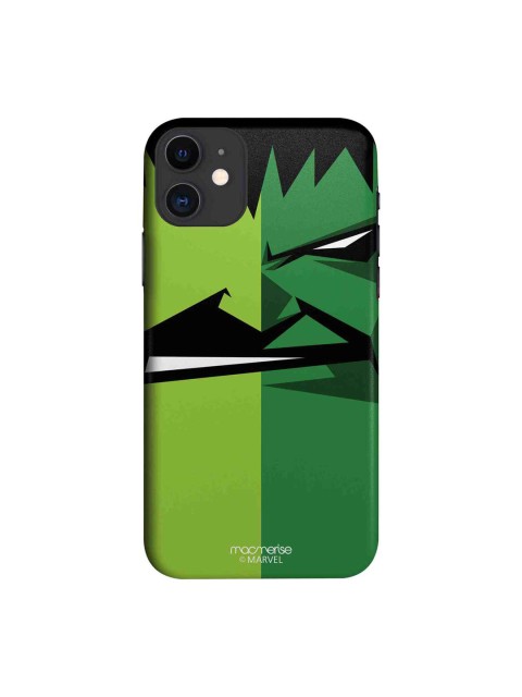 

macmerise Green & Black Face Focus Hulk iPhone 11 Case