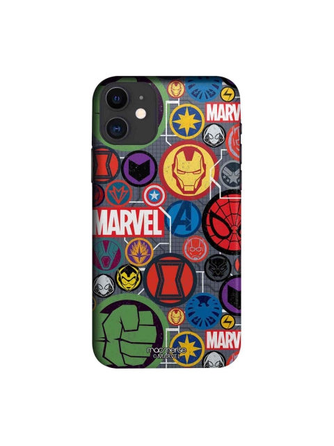 

macmerise Grey & Red Marvel Iconic Mashup Printed iPhone 11 Case