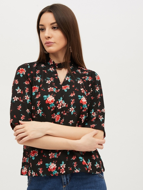 

Harpa Women Black Printed Top