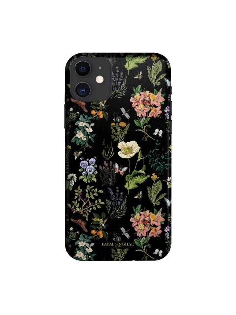 

macmerise Black & Green Titli Black iPhone 11 Case