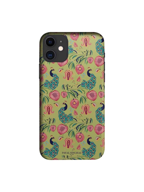 

macmerise Green & Red Anaar And Mor iPhone 11 Mobile Case