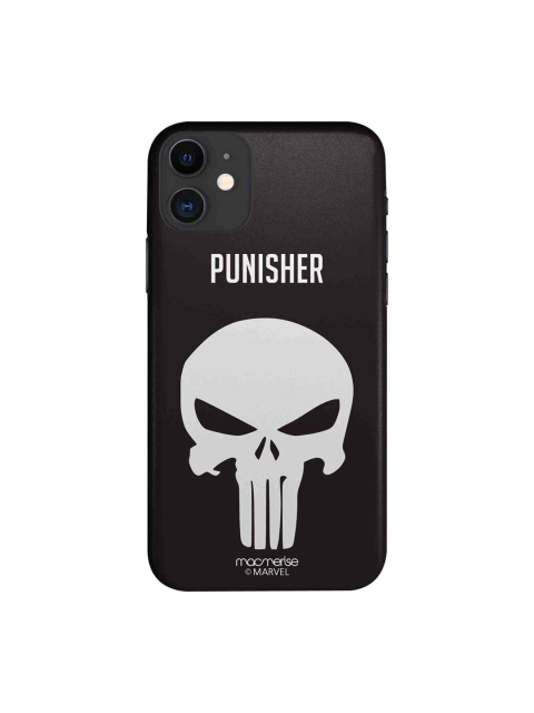 

macmerise Black & Grey Punisher Symbol Printed iPhone 11 Case