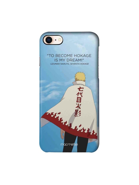 

macmerise Blue & White 7th Hokage Printed iPhone 8 Case
