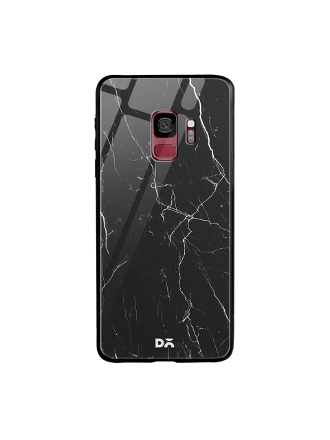 

DailyObjects Black & White Marble Samsung Galaxy S9 Glass Mobile Cover