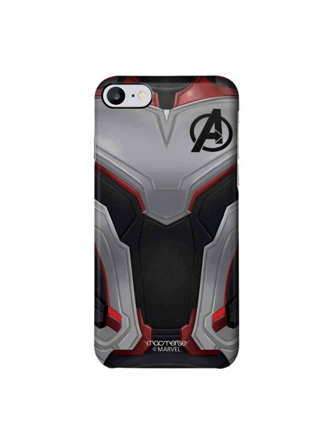 

macmerise Grey & Red Suit Up Captain Marvel iPhone 7 Case