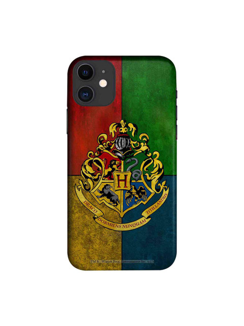 

macmerise Yellow & Red Hogwarts Sigil Printed iPhone 11 Case