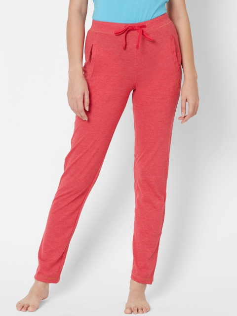 

Sweet Dreams Women Coral Pink Solid Lounge Pants