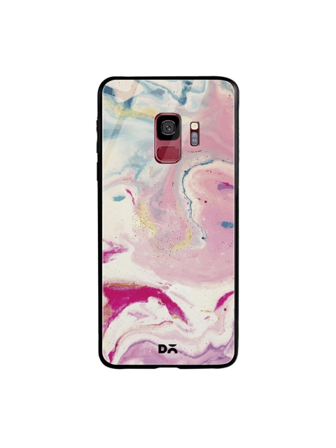 

DailyObjects Pink & Cream-Coloured Shades Of Marble Samsung Galaxy S9 Glass Case