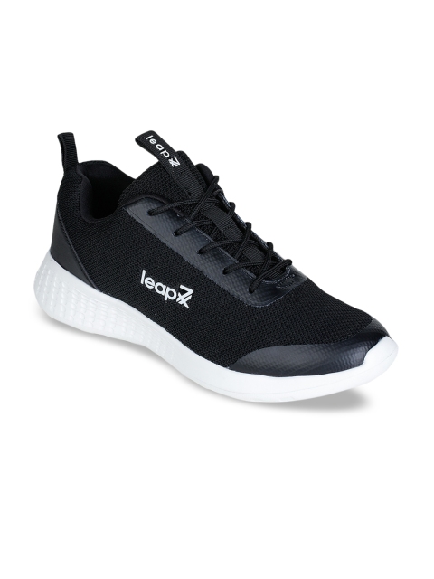

Liberty Men Black PU and Canvas Running Shoes