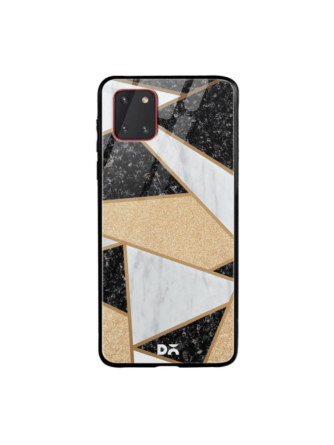 

DailyObjects Grey & Black Marble Quatret Samsung Galaxy Note 10 Lite Glass Case