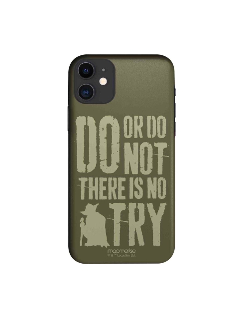 

macmerise Olive Green & Beige Yoda Theory iPhone 11 Mobile Case