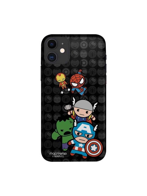 

macmerise Black & Blue Kawaii Art Marvel Comics iPhone 11 Case