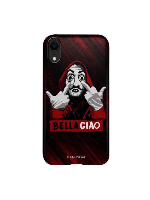 

macmerise Black & Red Bella Ciao iPhone XR Mobile Case