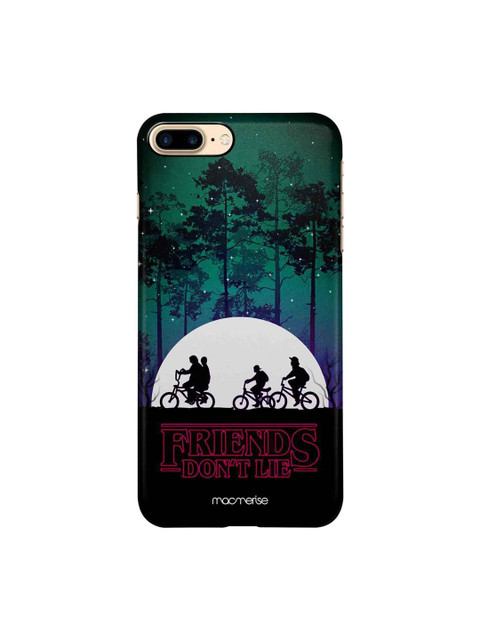 

macmerise Green & Black The Gang Of Hawkins Printed iPhone 8 Plus Mobile Case