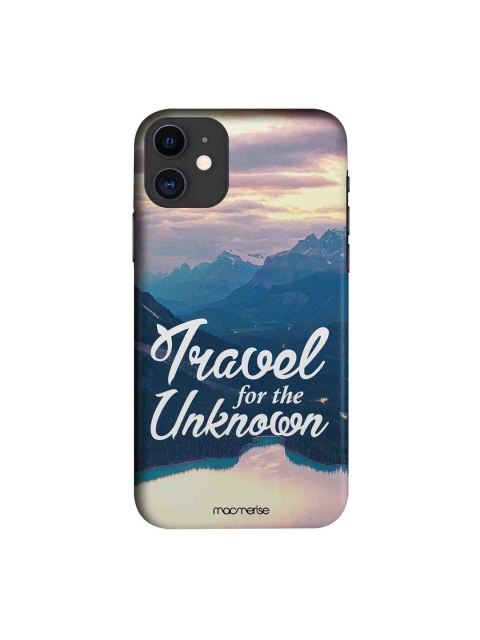 

macmerise Blue & White Travel For The Unknown iPhone 11 Case