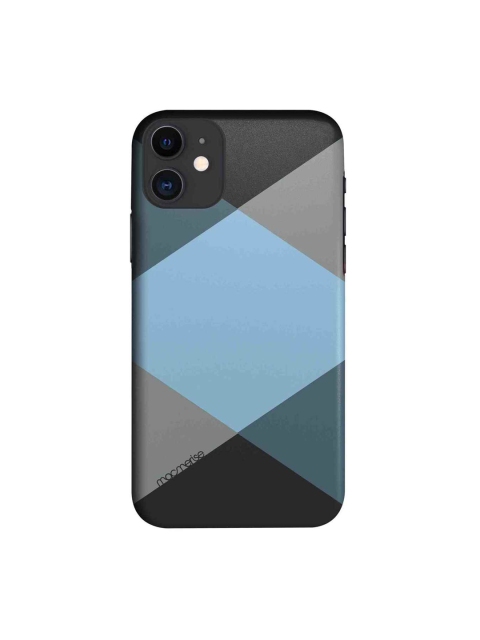 

macmerise Blue & Grey Criss Cross iPhone 11 Case