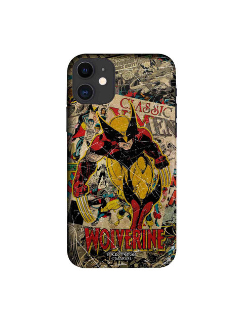 

macmerise Beige & Yellow Comic Wolverine iPhone 11 Case