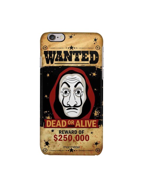 

macmerise Yellow & Black Dead Or Alive iPhone 6S Mobile Case