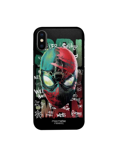 

macmerise Black & Green Spider-Monkey iPhone X Mobile Case
