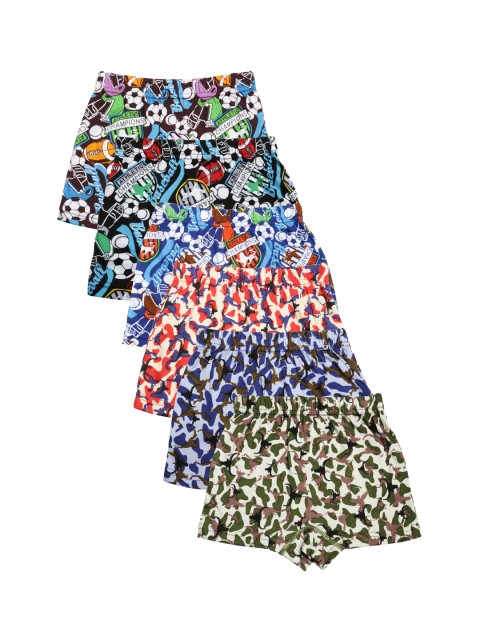 

Red Rose Boys Pack Of 6 Assorted Trunks JRNO85-ASSORTED-20
