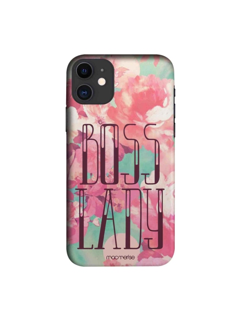 

macmerise Pink & Green Boss Lady Printed iPhone 11 Case