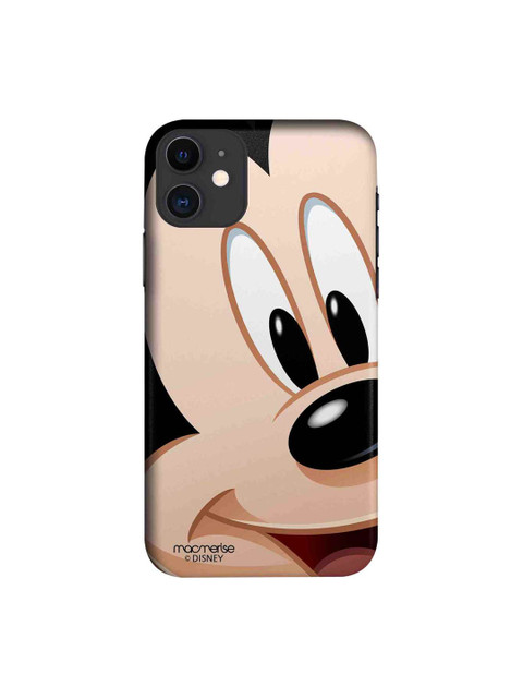 

macmerise Beige & Black Zoom Up Mickey iPhone 11 Case