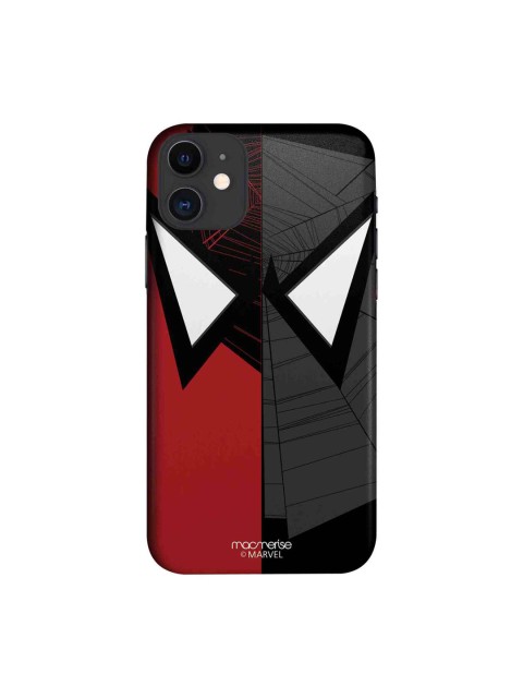

macmerise Grey & Red Face Focus Spiderman Mickey iPhone 11 Case