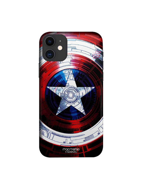

macmerise Red & Blue Captains Shield Decoded iPhone 11 Case