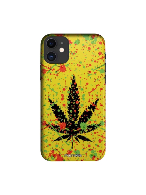

macmerise Yellow & Black Rasta Splash Printed iPhone 11 Case