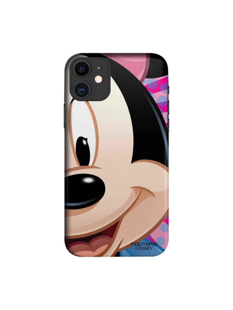 

macmerise Beige & Black Zoom Up Minnie iPhone 11 Case