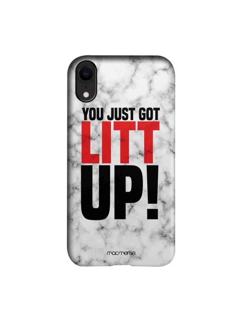 

macmerise Black & Red Litt Up iPhone XR Mobile Case