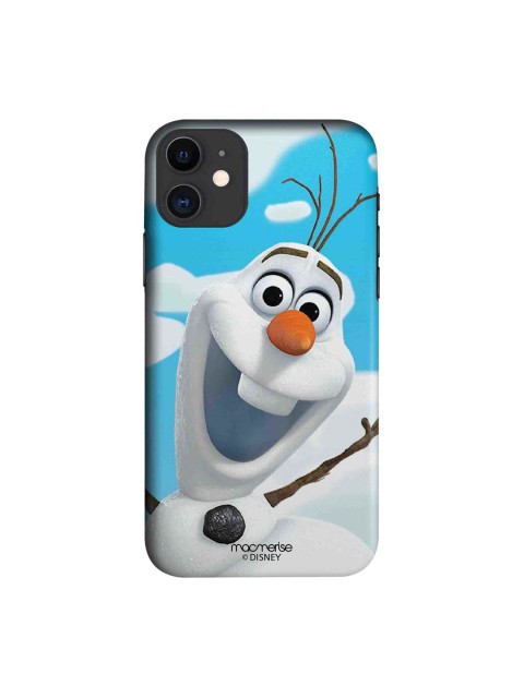 

macmerise Blue & White Oh Olaf Printed iPhone 11 Case