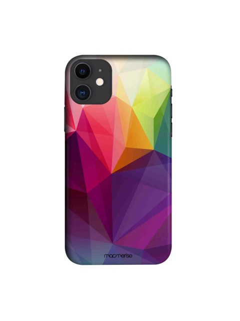 

macmerise Multicolored Crystal Art iPhone 11 Case, Multi