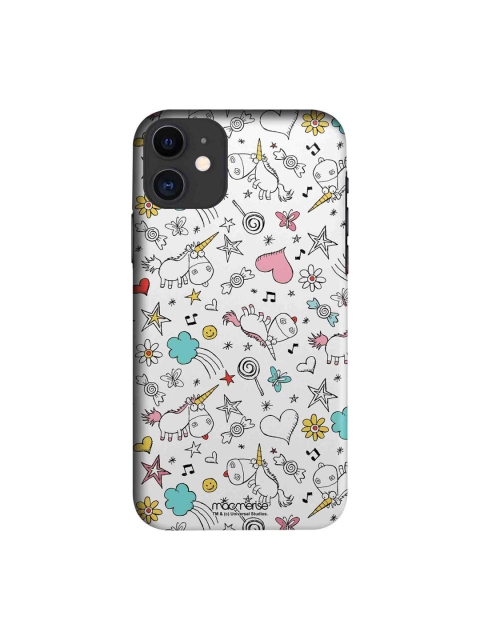 

macmerise White & Blue Dreamy Pattern iPhone 11 Mobile Case