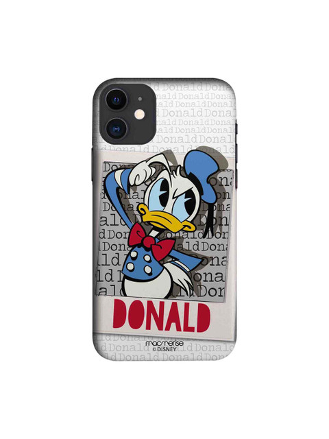 

macmerise Grey & Blue Hello Mr Donald iPhone 11 Case