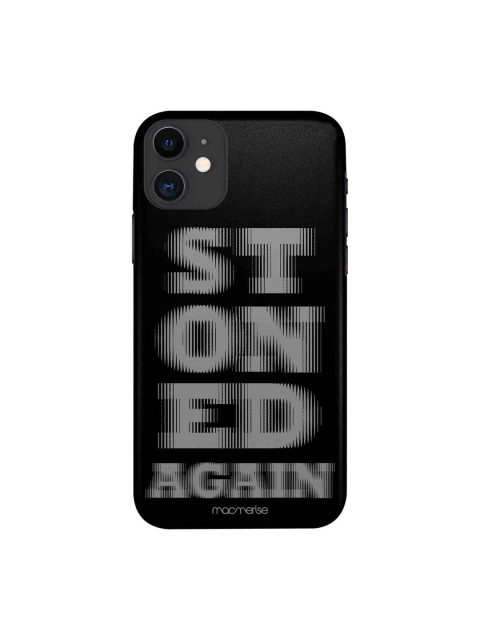 

macmerise Black & Grey Stoned Again Printed iPhone 11 Case