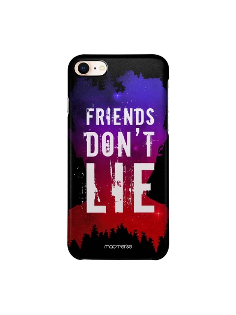 

macmerise Blue & Red Friends Dont Lie Printed iPhone 8 Case