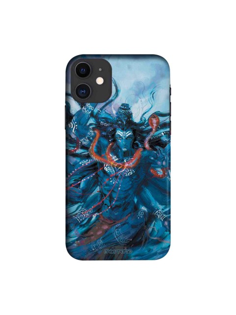 

macmerise Blue & Orange Shiva Tandav Printed iPhone 11 Case
