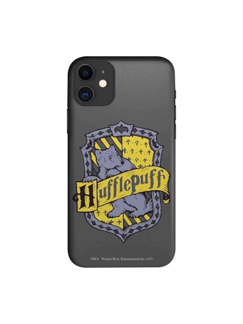 

macmerise Grey & Yellow Crest Hufflepuff iPhone 11 Case